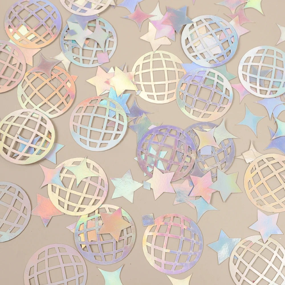 Confettis Anniversaire Thème Disco Brillants