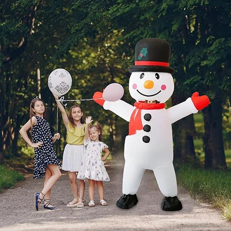 Costume Bonhomme de Neige Gonflable Confortable