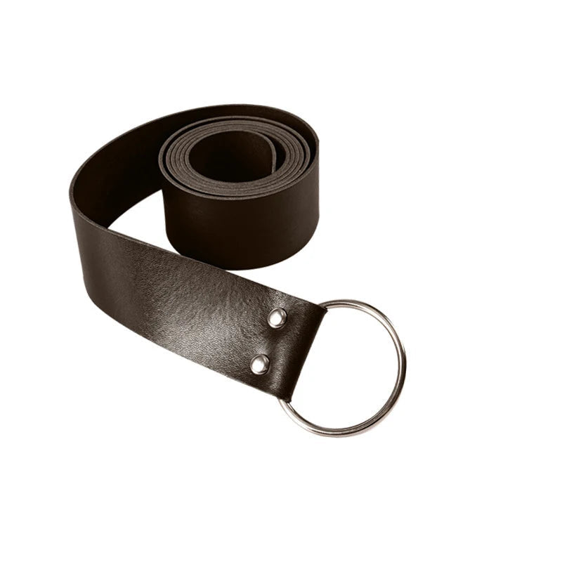Costume Chevalier Templier Noir ceinture