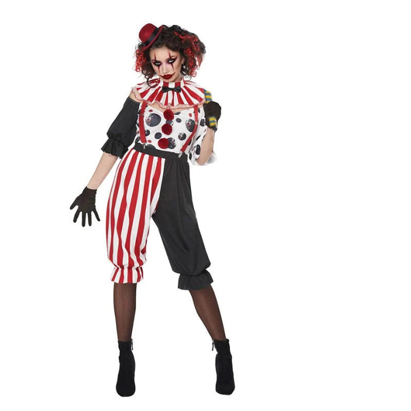Costume Clown Effrayant pour Femme de qualité