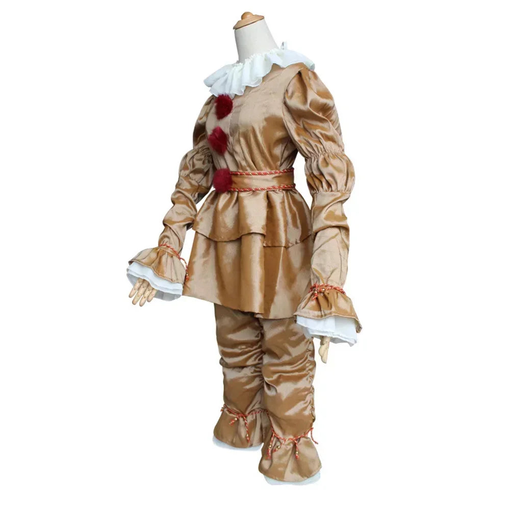 Costume Clown Gold Vintage Enfant Design