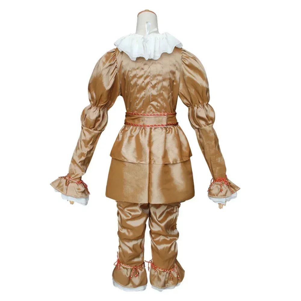 Costume Clown Gold Vintage Enfant Dos