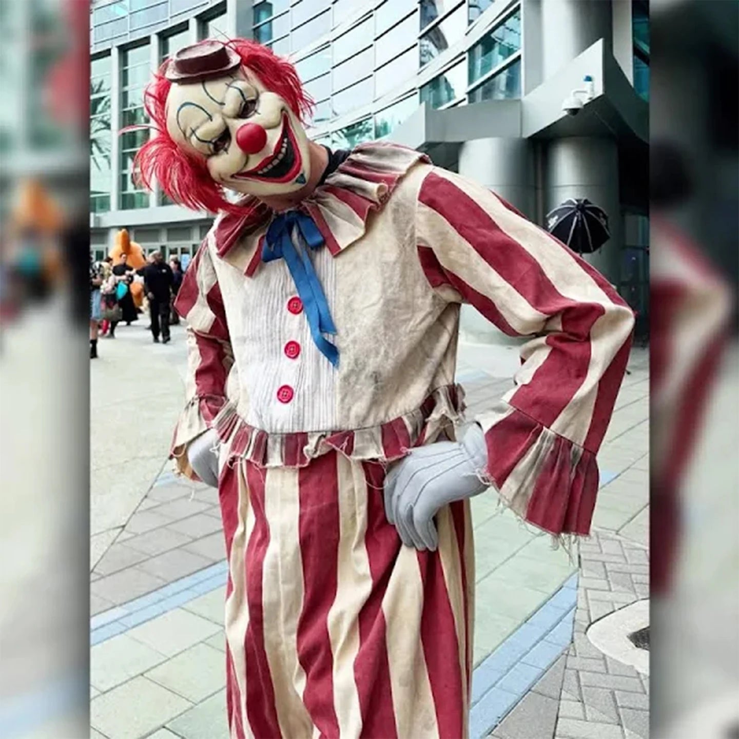 Costume Clown Horreur Adulte rouge