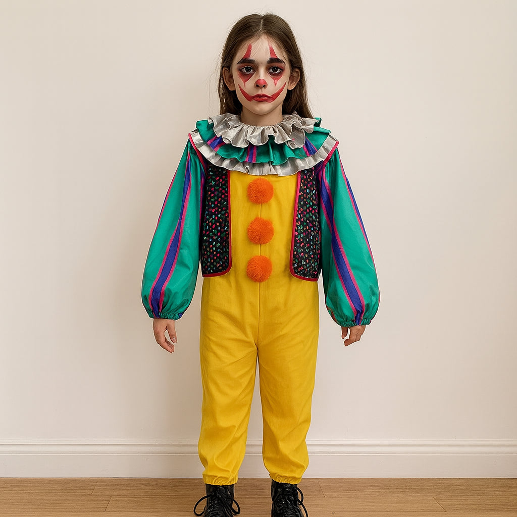 Costume Clown Maléfique Vintage Enfant