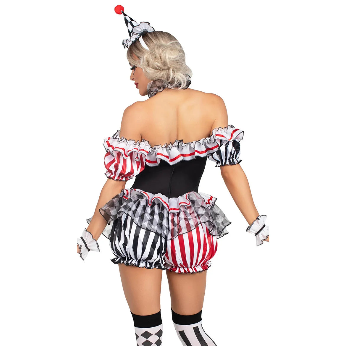 Costume Clown Sexy Femme Dos