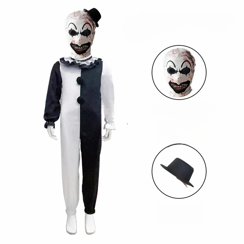 Costume Clown Terrifiant Accessoirisé Stylé