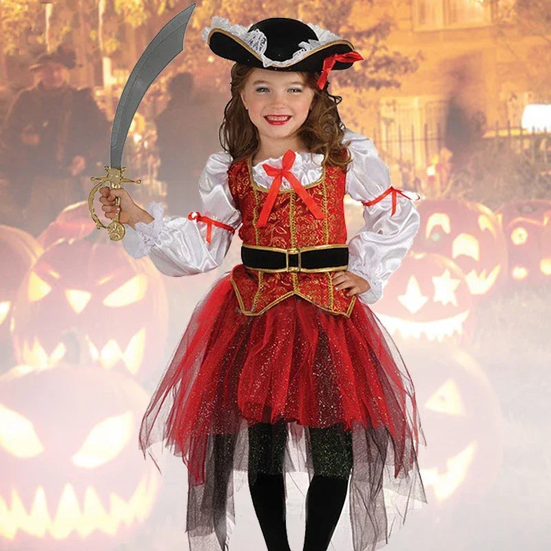 Costume De Carnaval Pirate Fille