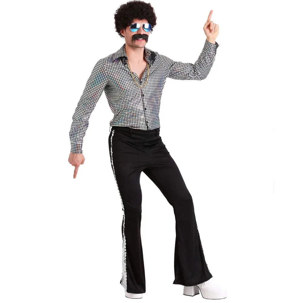 Costume Disco Homme Vintage