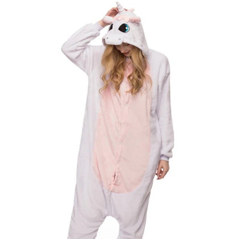 Costume Licorne Blanc et Rose