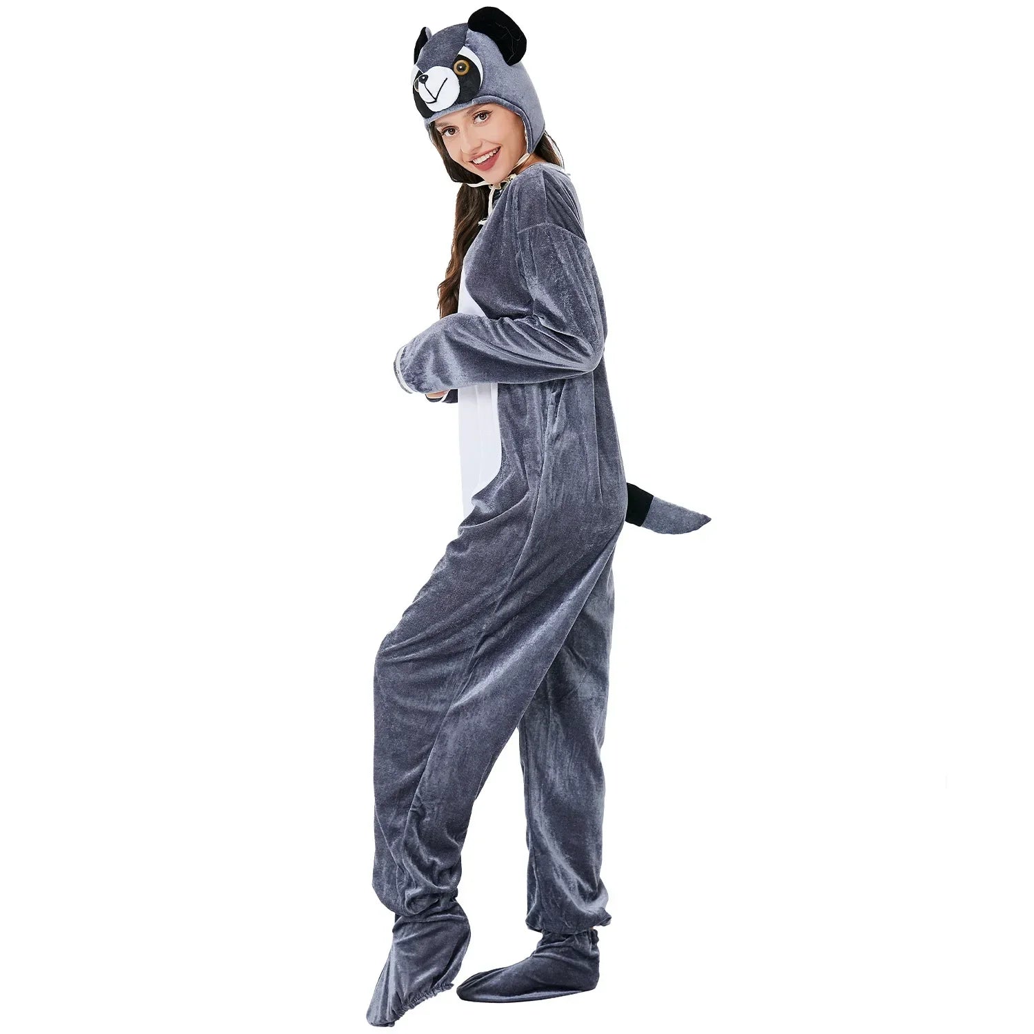 Costume Ours Gris Adulte Profil