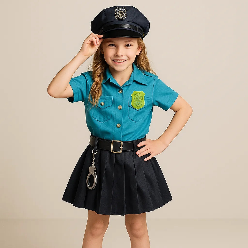 Costume Police Fille