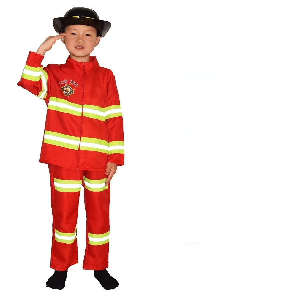 Costume Rouge Pompier Original