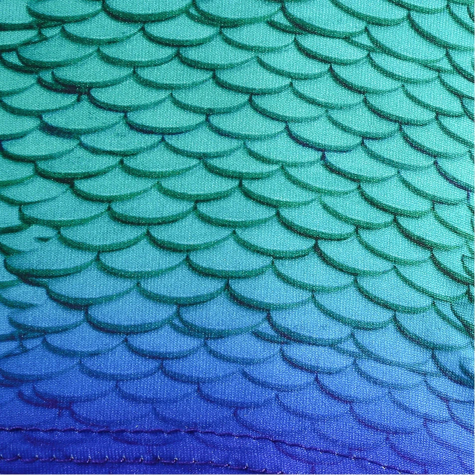 Costume Sirène 2 Pièces pour Fille avec écaille