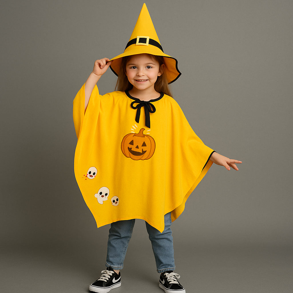 Costume Sorcière Ample Jaune