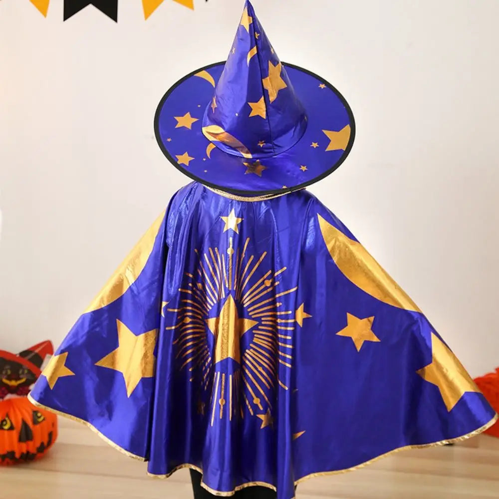 Costume Sorcier Halloween Violet Polyester