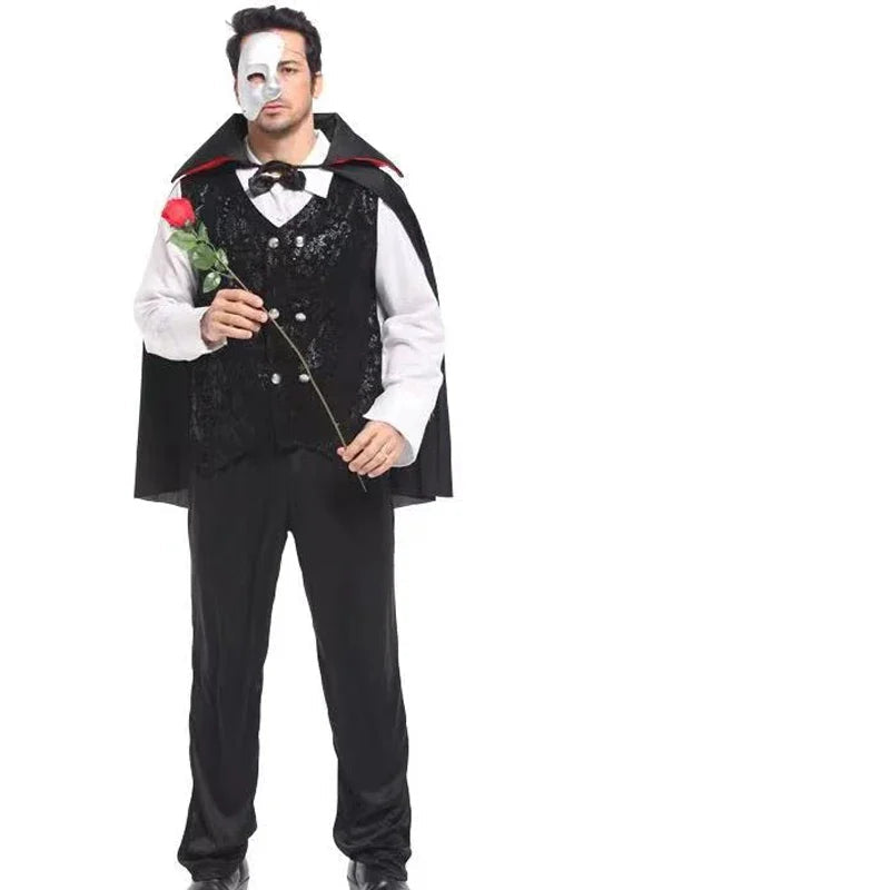 Costume Vampire Noir Elégant