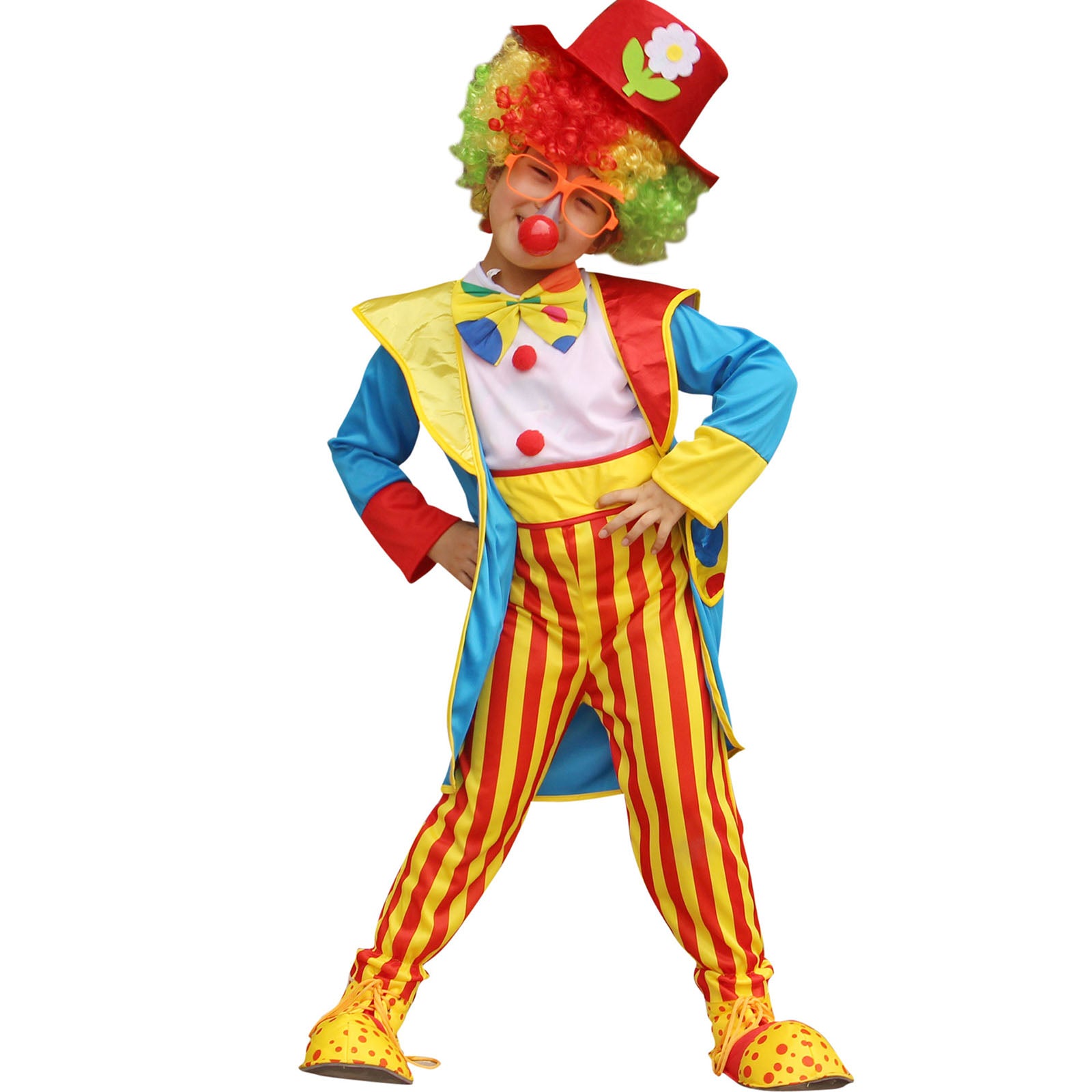 Costume de Clown Coloré Garçon Stylé
