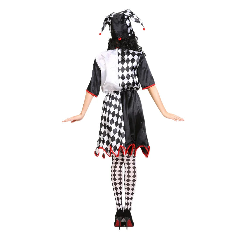 Costume de Clown avec Chapeau chic