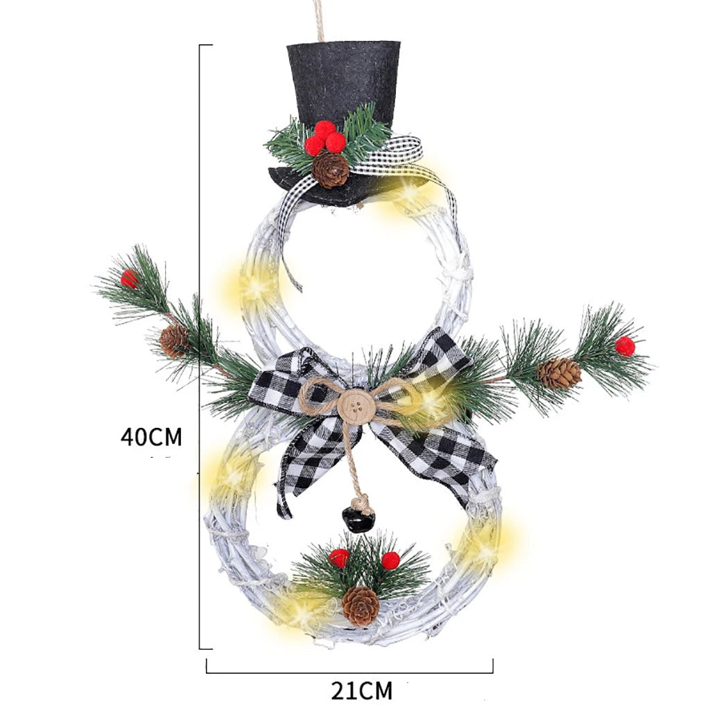 Couronne Bonhomme de Neige Design Chic