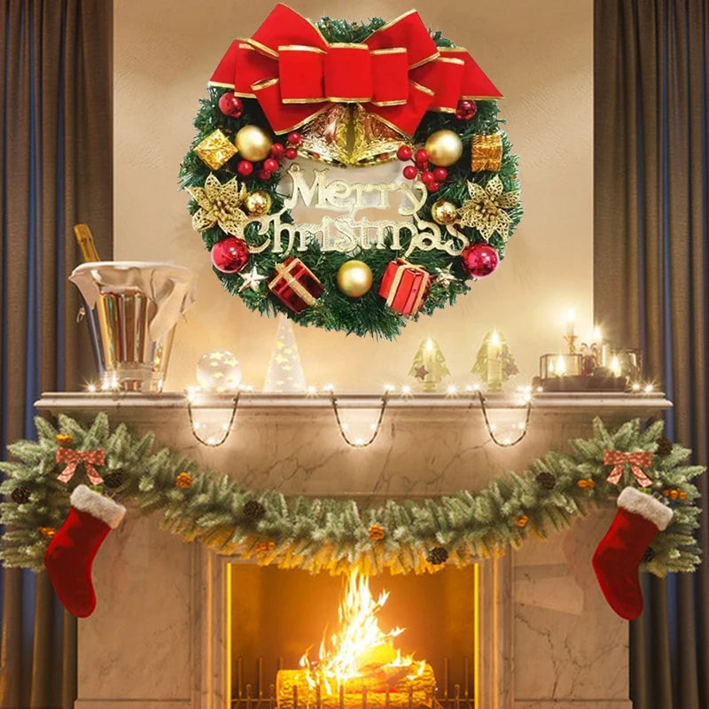 Couronne de Noël Classique Design Chic