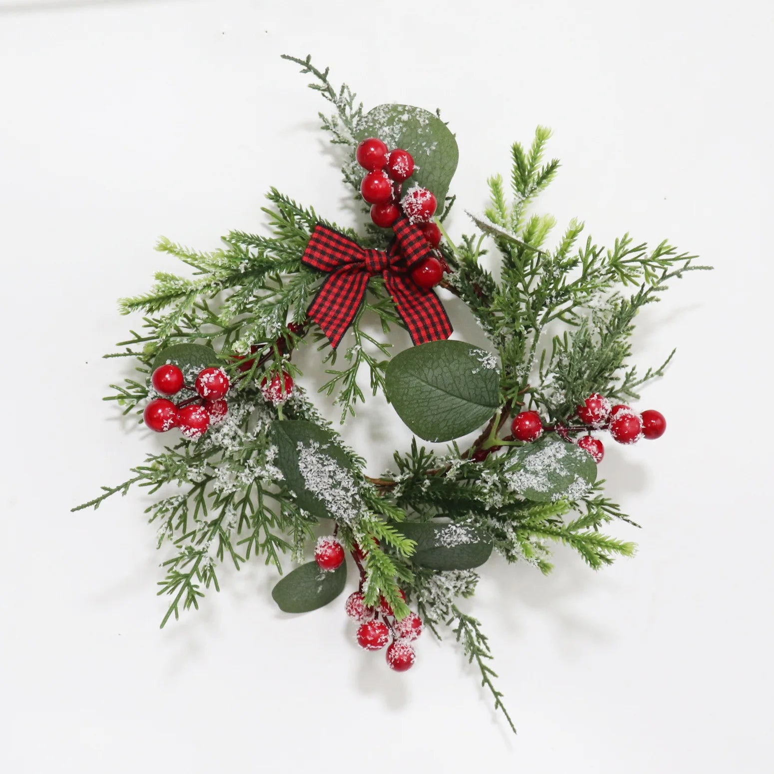 Couronne de Table Eucalyptus pour Bougie