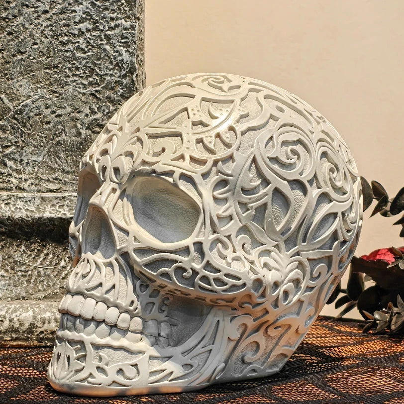 Crâne Squelette à Motifs