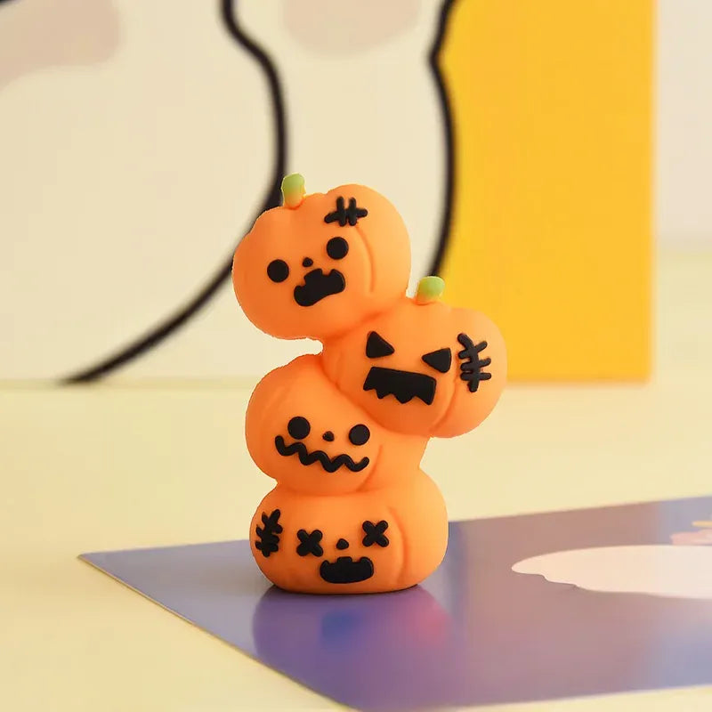 Déco Gâteau Halloween Citrouilles conviviale