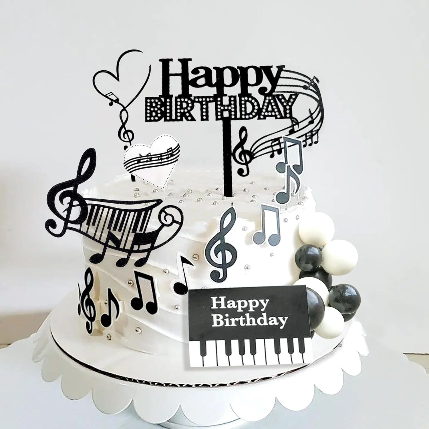 Déco Gâteau Thème Musique