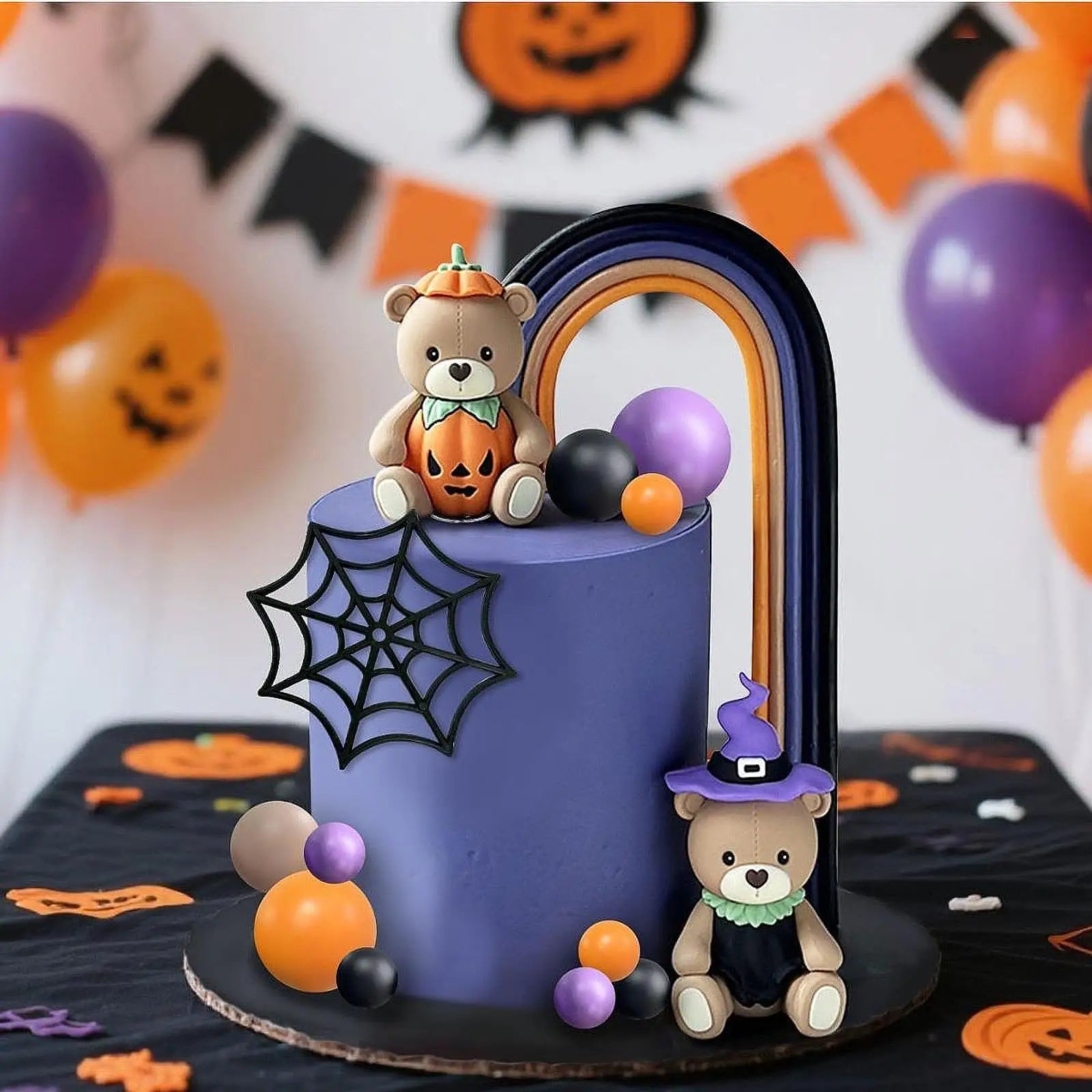 Décoration Gâteau Halloween Enfantine