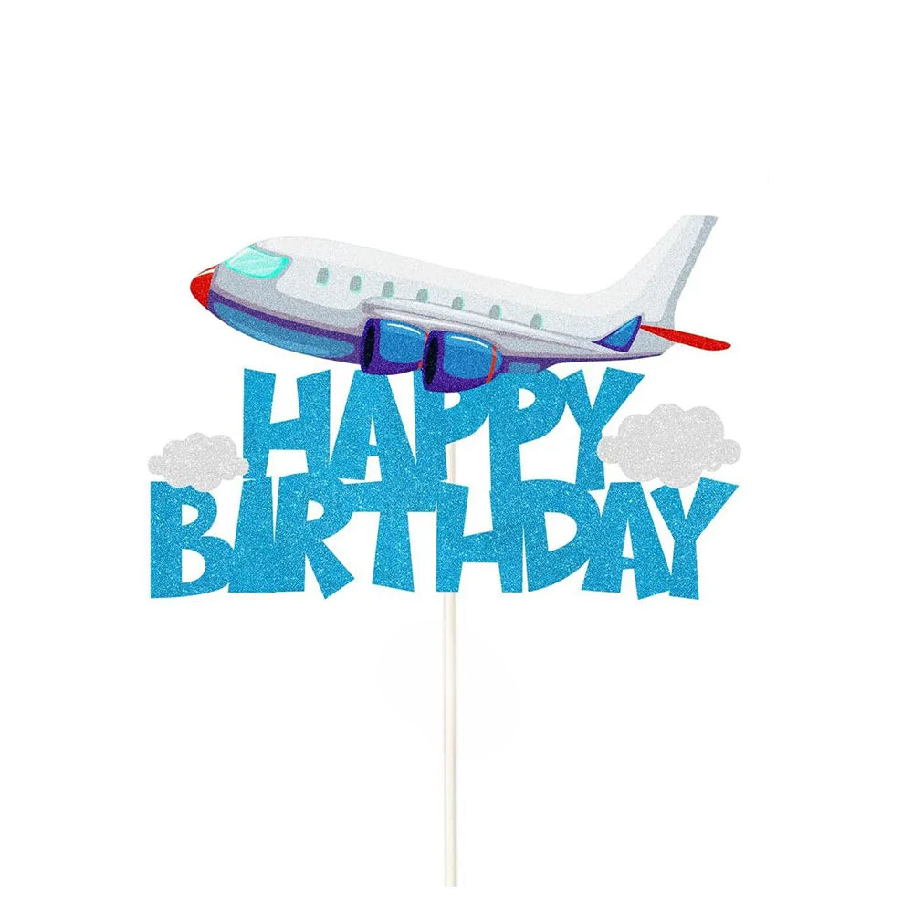 Décoration Happy Birthday Avion