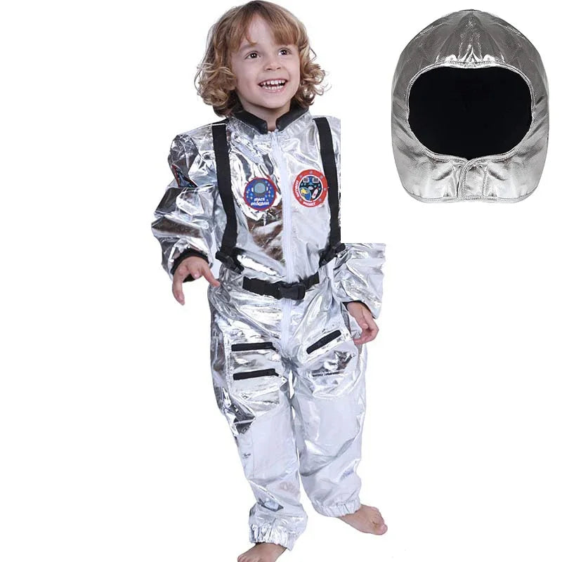 Déguisement Astronaute Argenté Enfant Unique