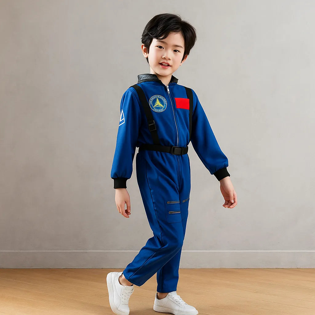 Déguisement Astronaute Bleu