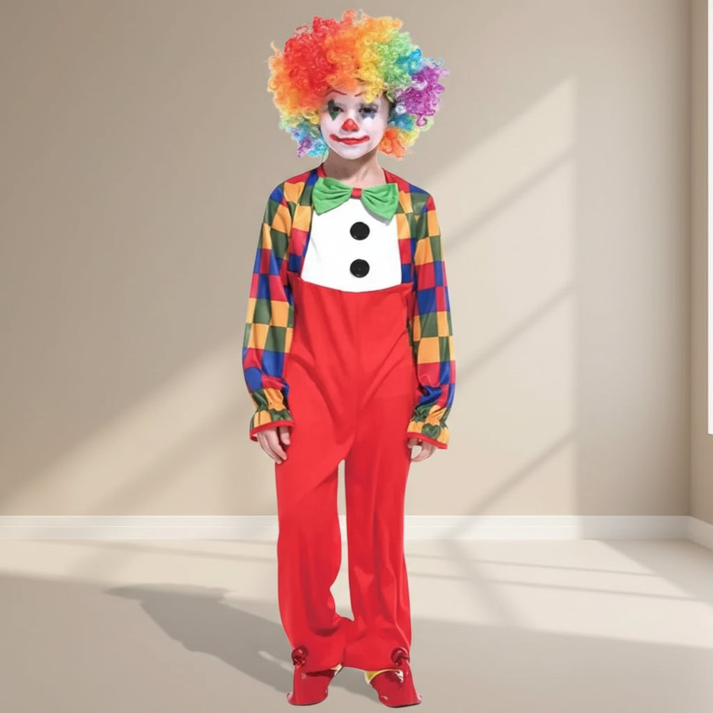 Déguisement Clown Rouge Carreaux
