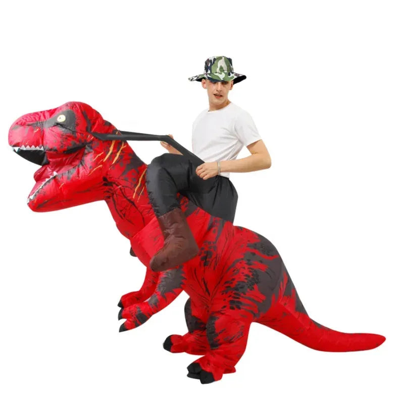 Déguisement Dinosaure Gonflable Rouge