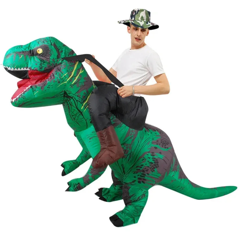 Déguisement Dinosaure Gonflable Vert