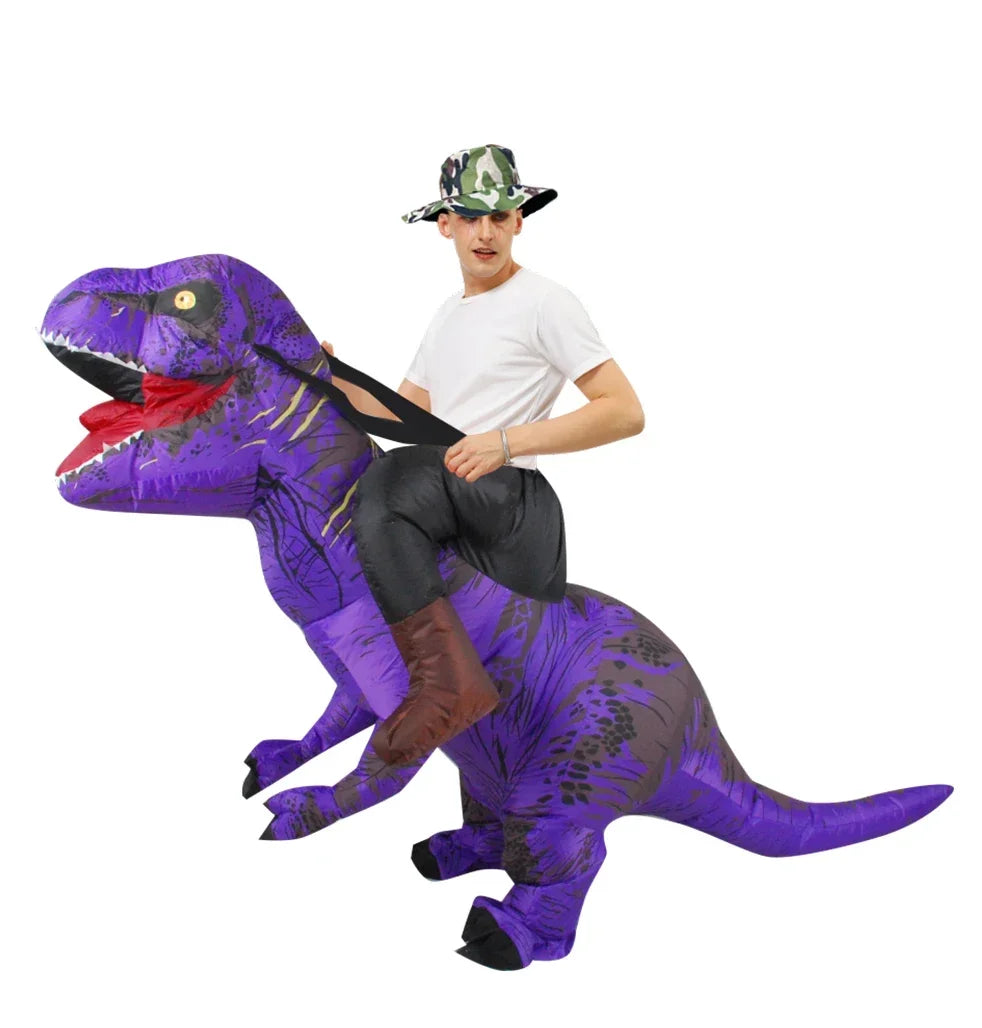 Déguisement Dinosaure Gonflable Violet