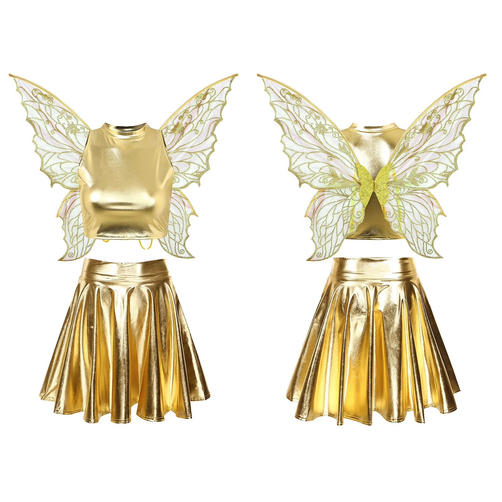 Déguisement Fée Doré Femme