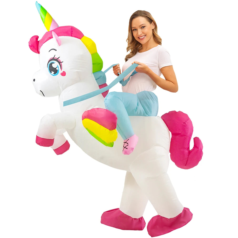 Déguisement Gonflable Licorne Femme Unique