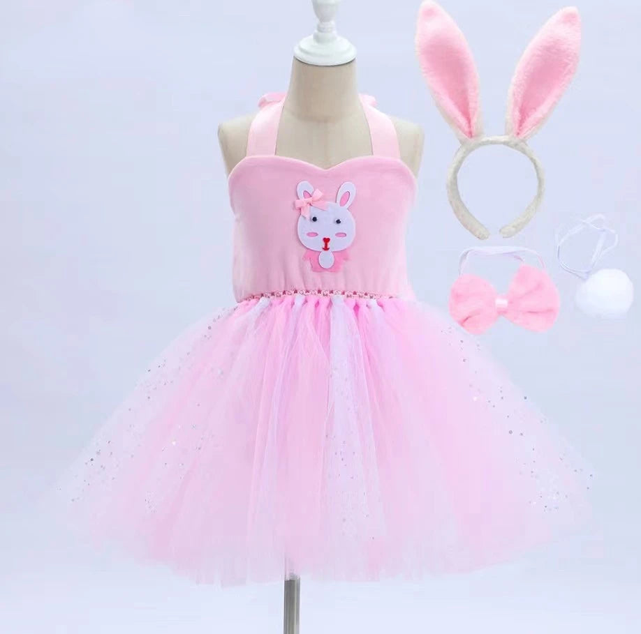 Déguisement Lapin Fille Accessoirisé Unique