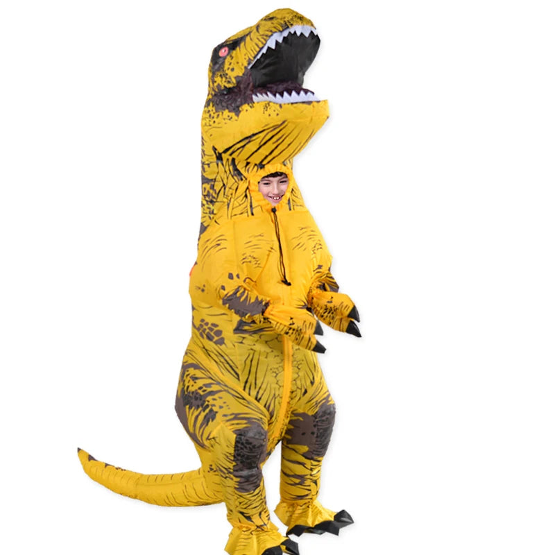 Déguisement Mascotte T-Rex Jaune