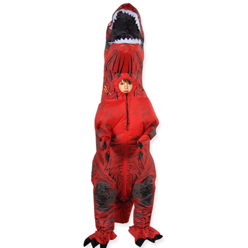 Déguisement Mascotte T-Rex Rouge