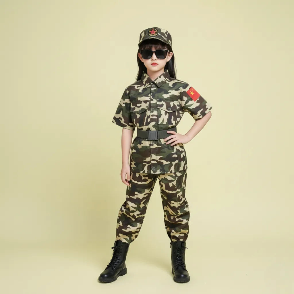 Déguisement Militaire à Manches Courtes