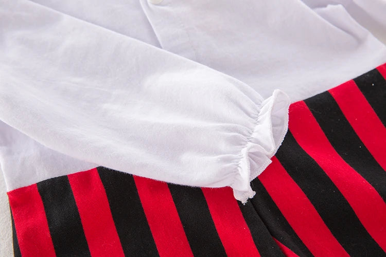 Déguisement Pirate Barboteuse Bébé Manches