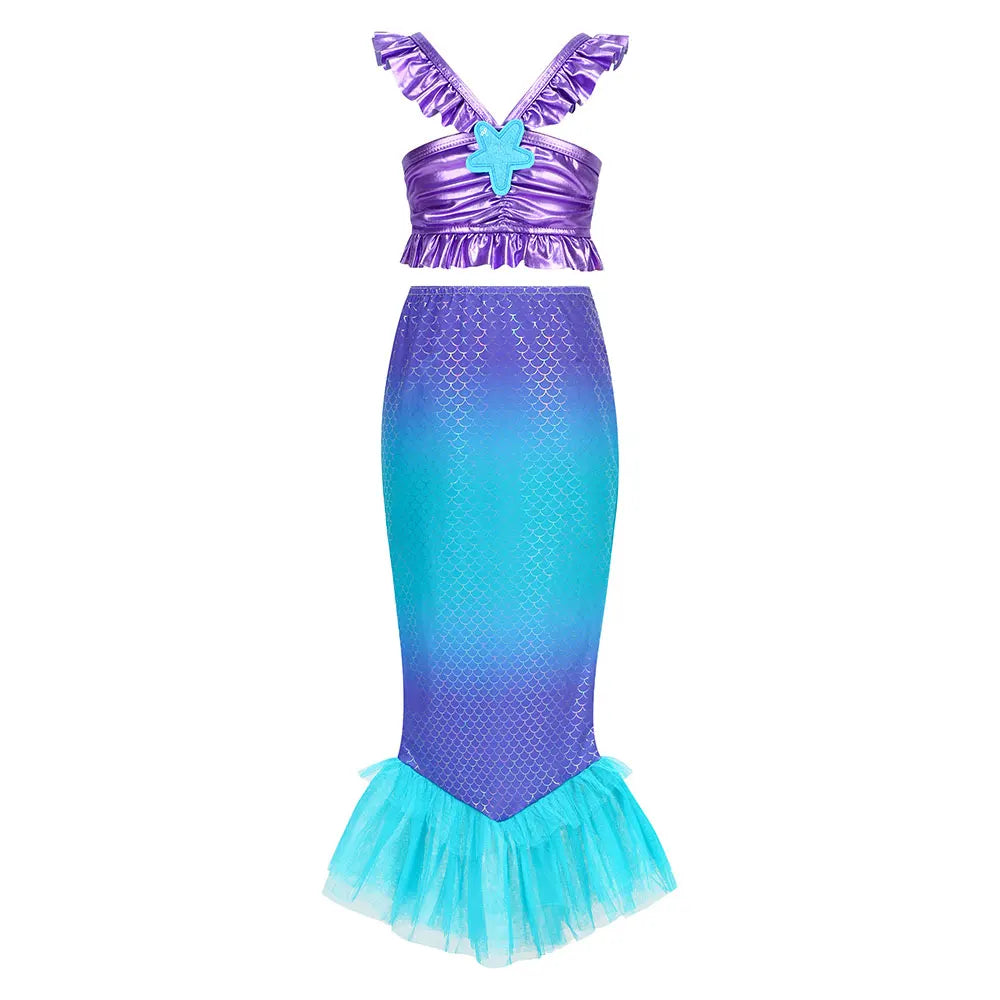 Déguisement Sirène 2 Pièces Dégradé Bleu stylé