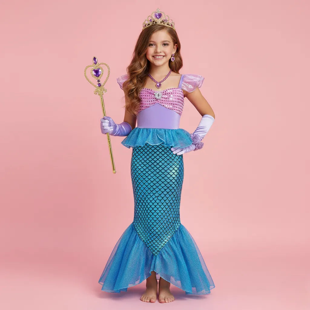 Déguisement Sirène Accessoirisé