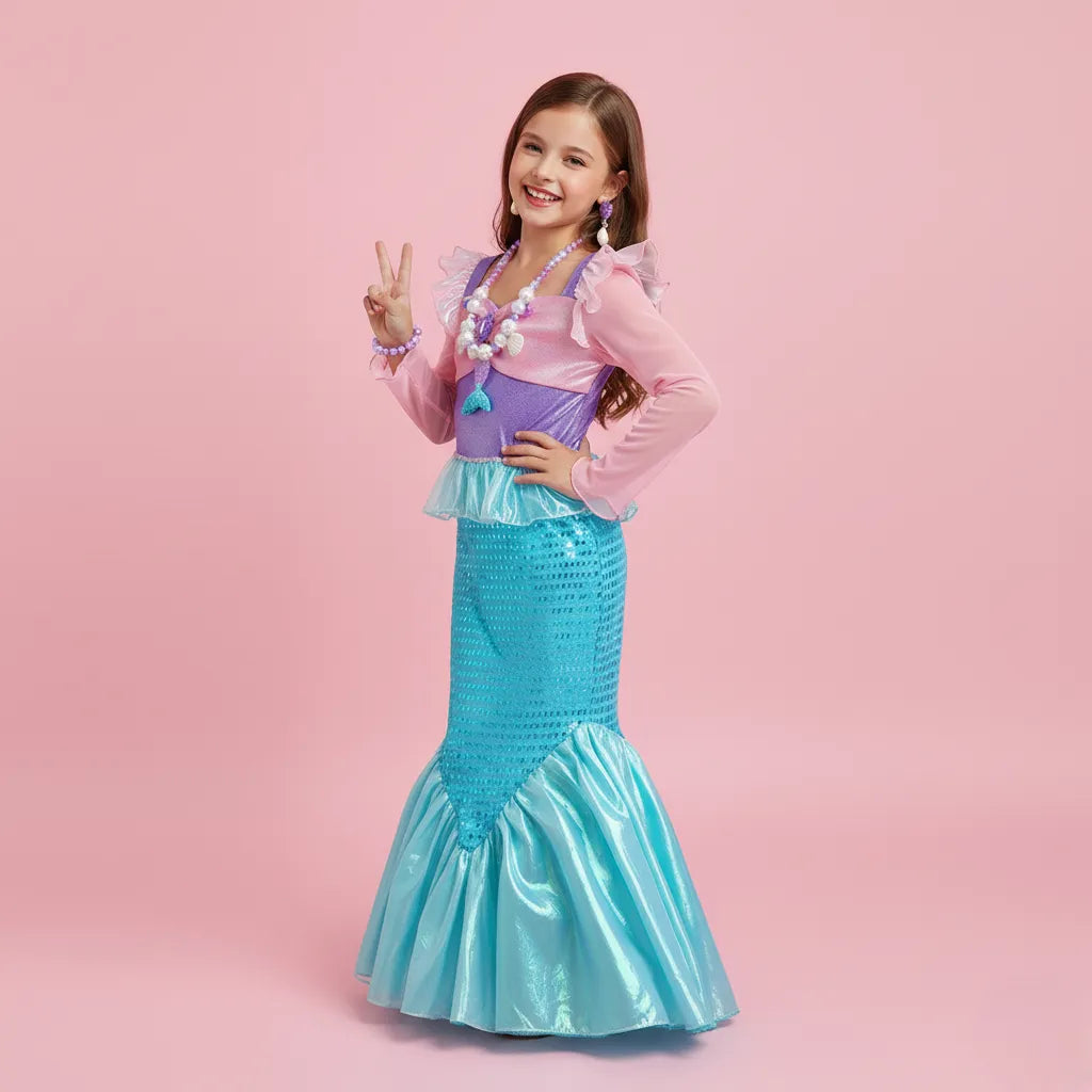 Déguisement Sirène Fillette Design