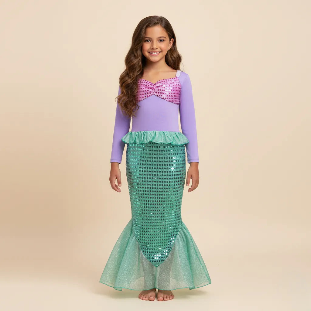 Déguisement Sirène Manches Longues