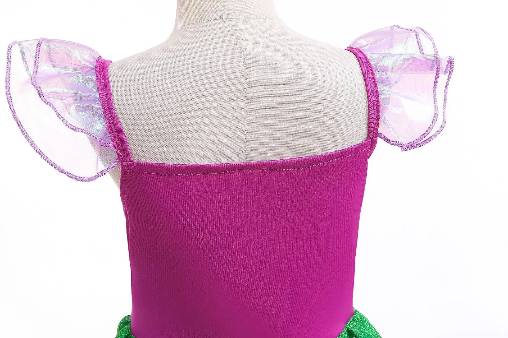 Déguisement Sirène Vert et Rose Style