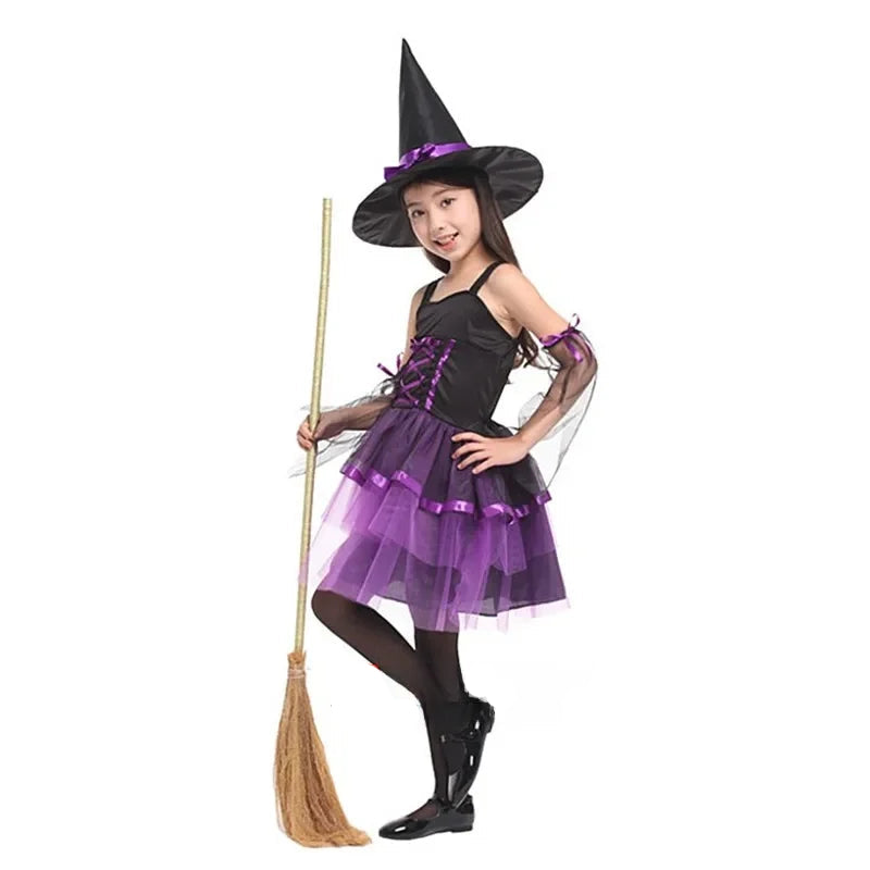 Déguisement de Sorcière pour Fillette Design Stylé