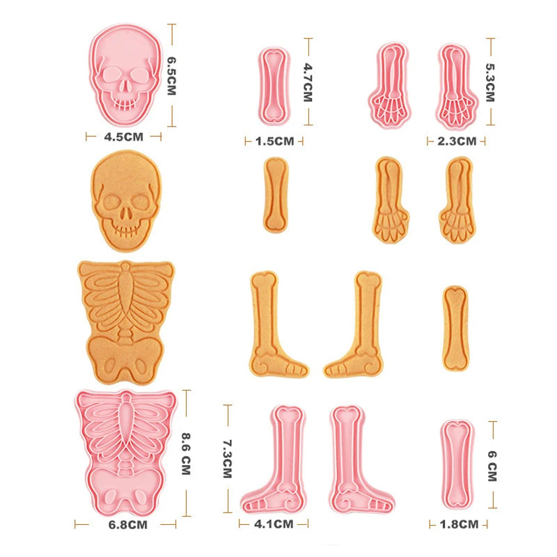 Emporte-Pièces Puzzle Squelette Durable